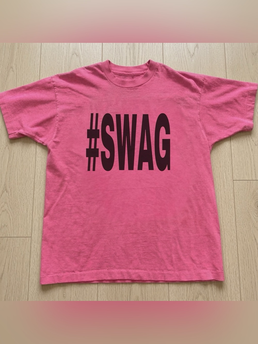 SWAG Pink Graphic Tee - Picture 1 of 4